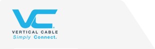 Vertical cable logo
