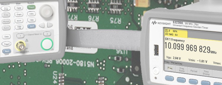 keysight frequency counters