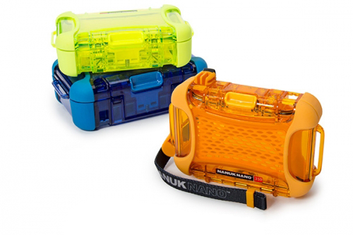 nanuk nano cases protective cases black orange
