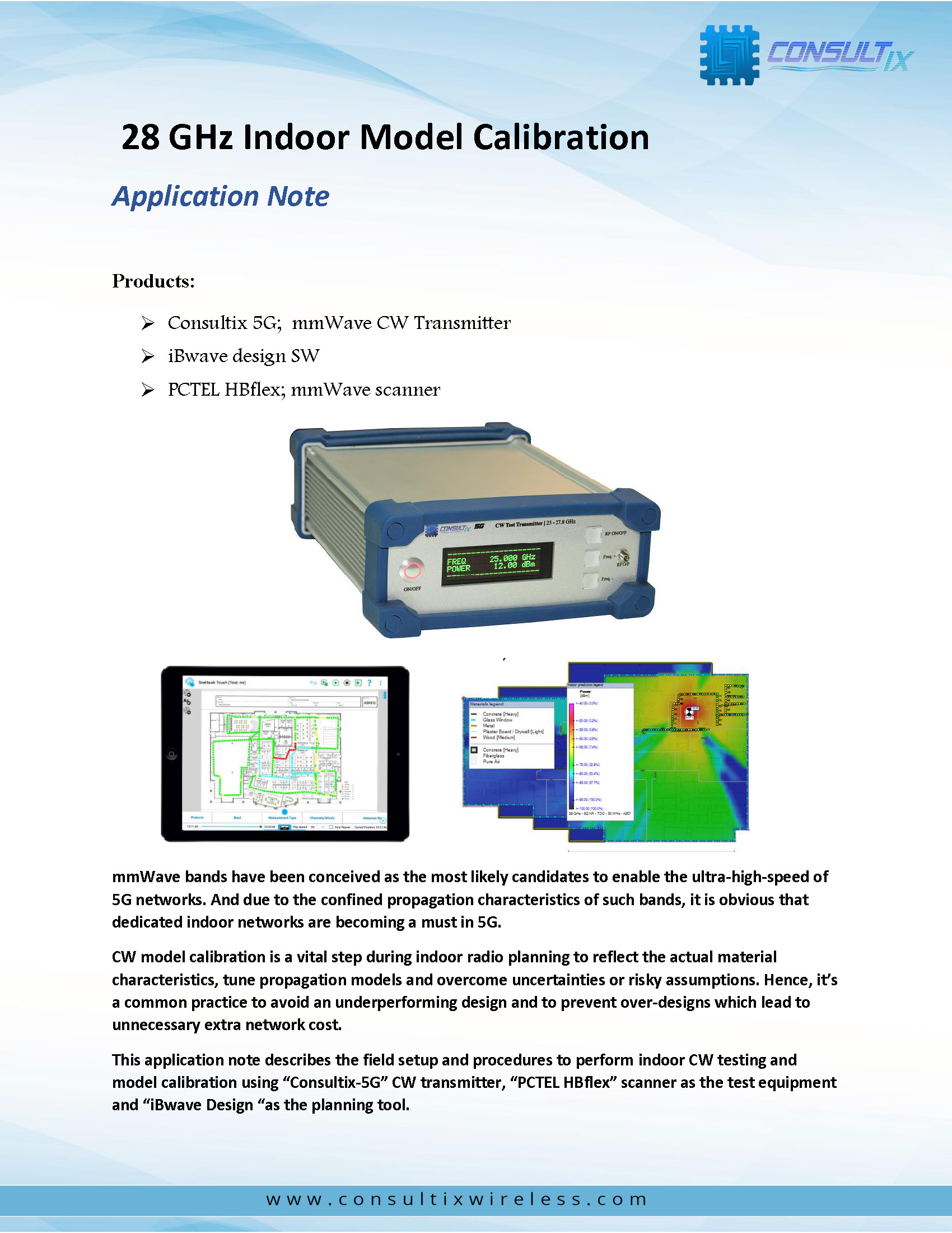 28-GHz-Indoor-Model-Calibration_Application-Note-2020 COVER