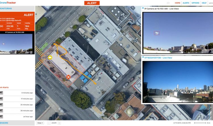 Dedrone Dronetracker software