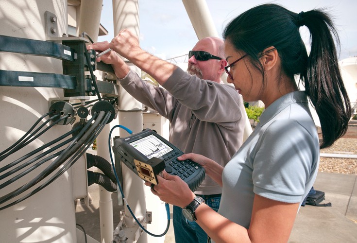 Keysight FieldFox field test