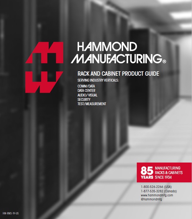 Hammond Product Guide Cover Hammond Manufacturing Rack And Cabinet Guide Cover