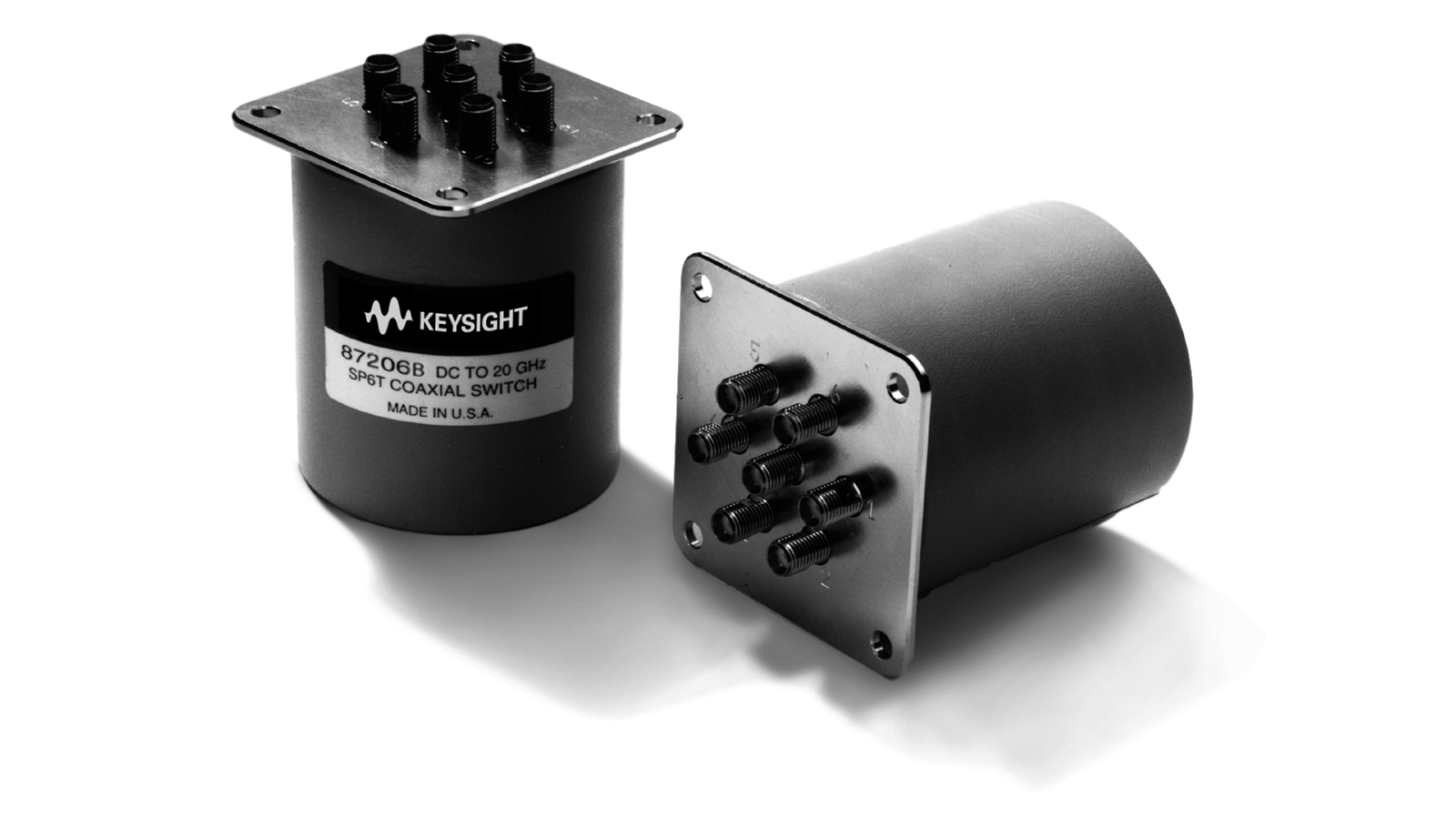 Keysight 87206B Multiport Coaxial Switch, DC to 20 GHz, SP6T Keysight 87206B Multiport Coaxial Switch, DC to 20 GHz, SP6T