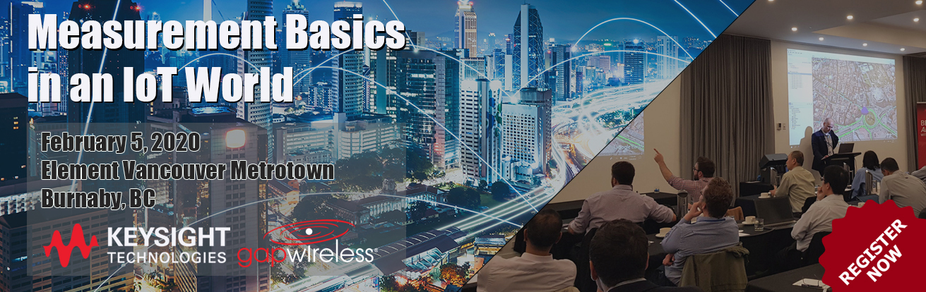 Keysight-Measurement Basics in an IoT World February 5, 2020 Register Now