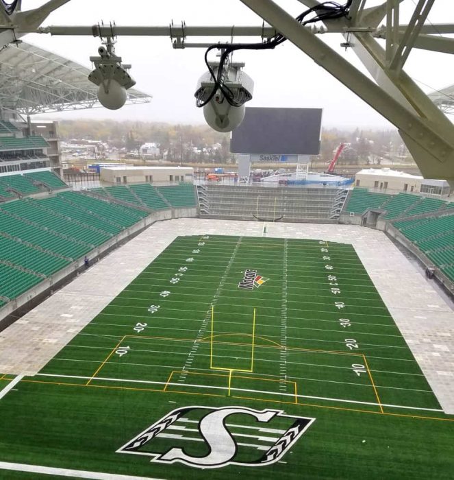 MatSing RF Lens Antennas in Stadium