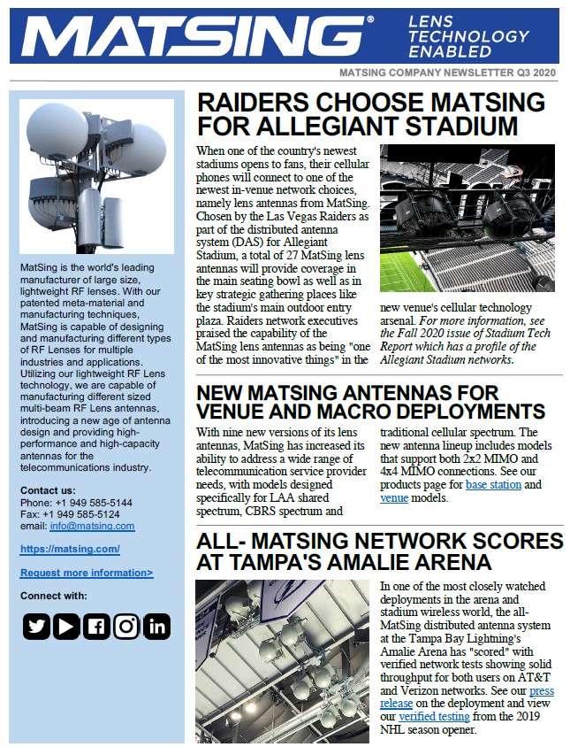 Matsing Newsletter Page 1