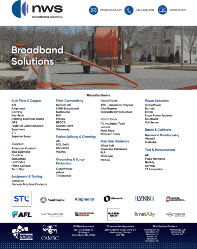 NWS Broadband Line Card 2025