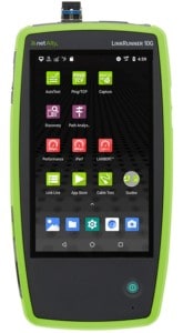 NetAlly LinkRunner® 10G Front View