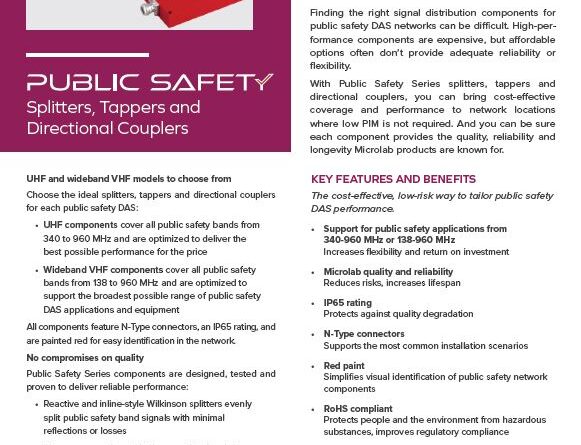 RF Industries public-safety solutions