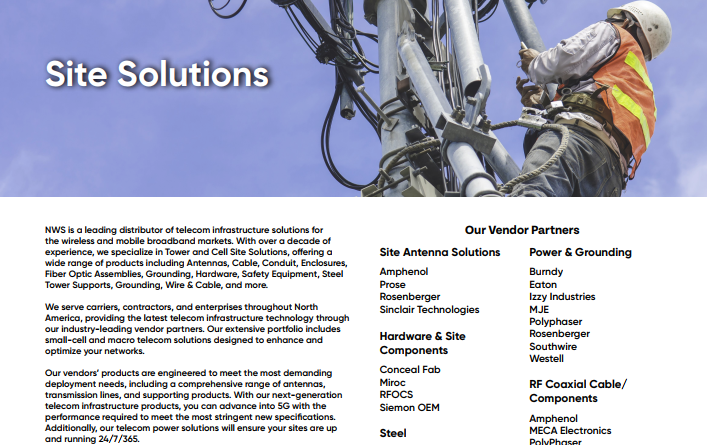 Site Solutions an NWS