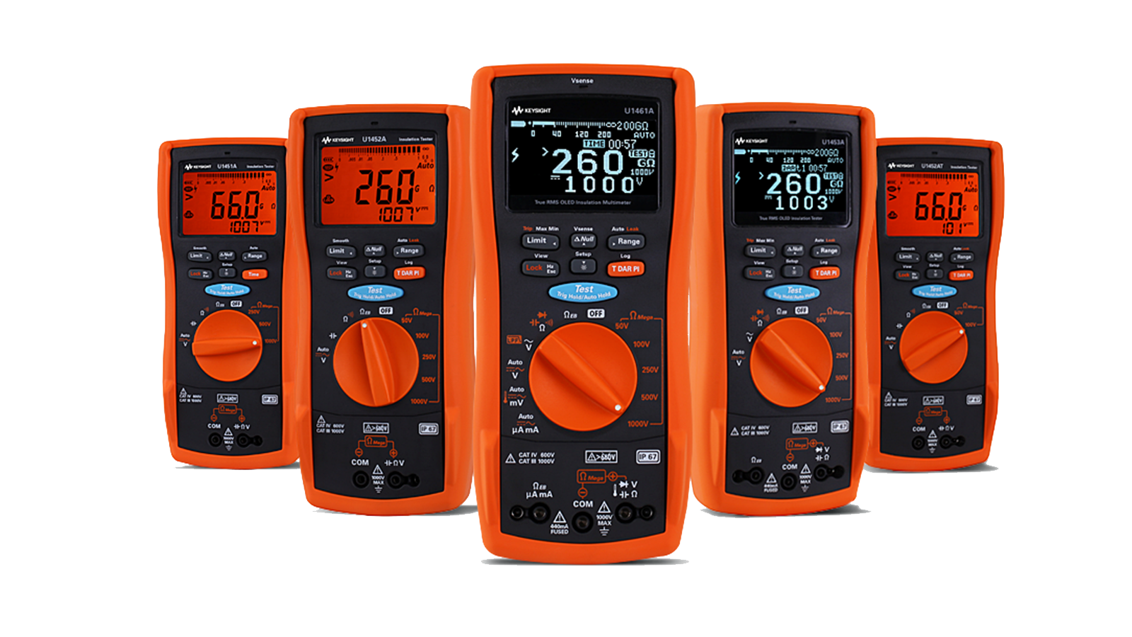 U1450A 60A Series Handheld Insulation Resistance Tester U1450A 60A Series Handheld Insulation Resistance Tester