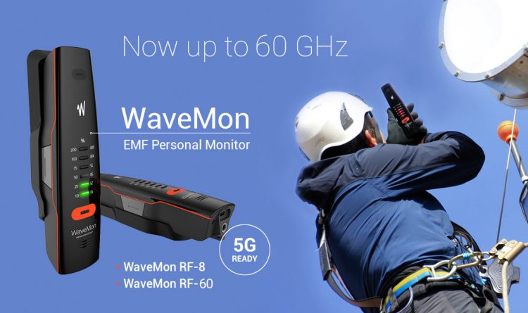 wavemon-rf-60 personal EMF monitor at Gap Wireless